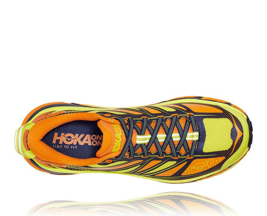 Hoka One One Trailove Tenisky Panske Svetlo Zlate/Ruzove - Mafate Speed 2 - 49602-CEVH